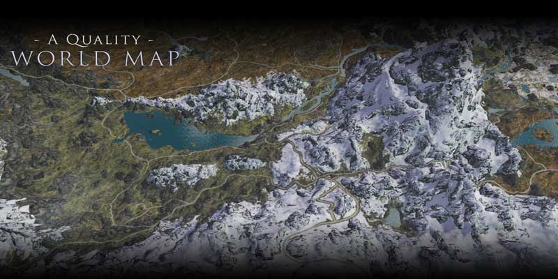A Quality World Map and Solstheim Map – With Roads