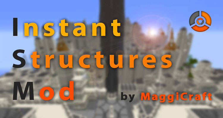 Instant Structures Mod 1.13.2/1.14.4 – Build a Minecraft World in Seconds For Minecraft